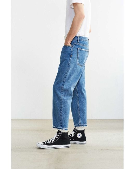 Mens cut clearance off jeans